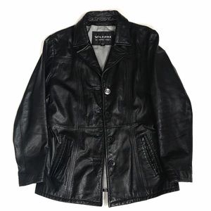 Vintage 90s Wilsons Leather Jacket Small